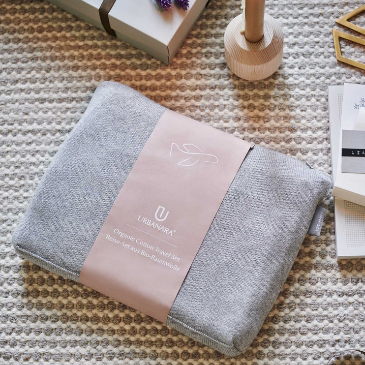 Coura Travel Set in light grey melange | Home & Living inspiration | URBANARA