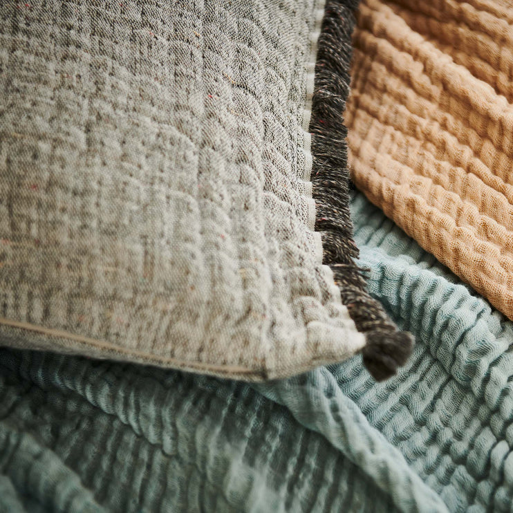 Cousso Cushion Cover in grey | Home & Living inspiration | URBANARA