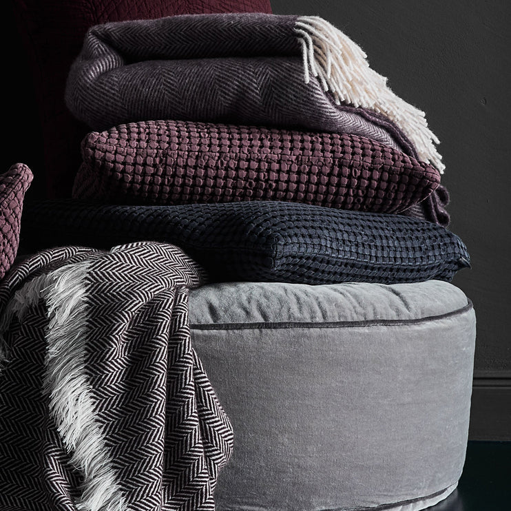 Veiros Sao Cushion in charcoal | Home & Living inspiration | URBANARA