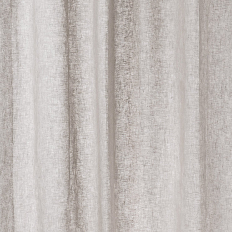 Cuyabeno Linen Curtain grey, 100% linen | URBANARA curtains
