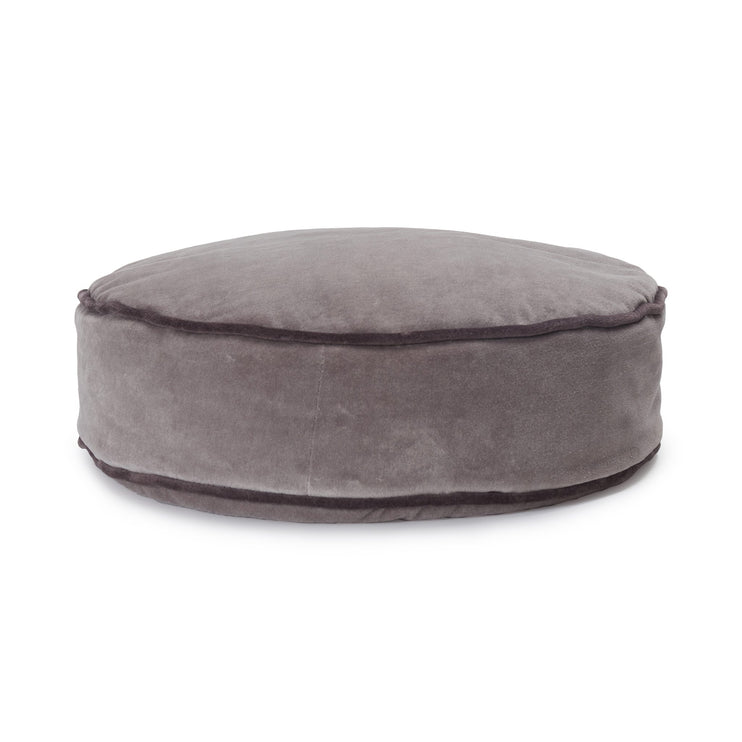 Deomali Pouf grey & dark grey, 100% cotton