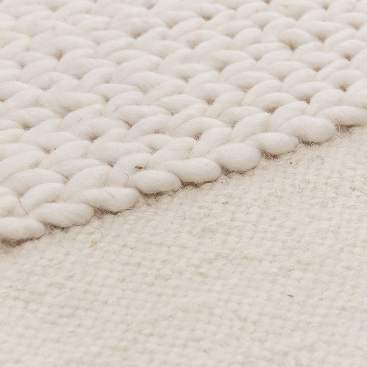 Dumala Wool Rug ivory, 80% wool & 20% cotton | High quality homewares