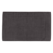 Faia Bath Mat charcoal, 100% organic cotton