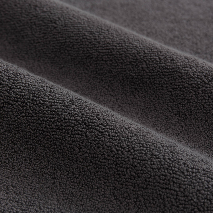 Faia Bath Mat charcoal, 100% organic cotton | URBANARA bath mats