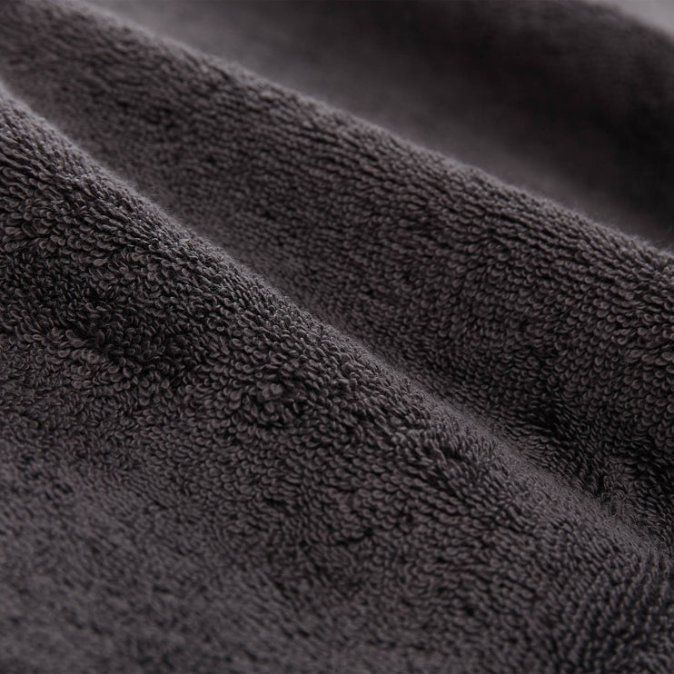 Faia Towel charcoal, 100% organic cotton | High quality homewares