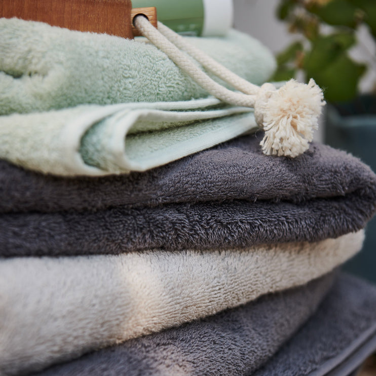 Faia Towel in charcoal | Home & Living inspiration | URBANARA