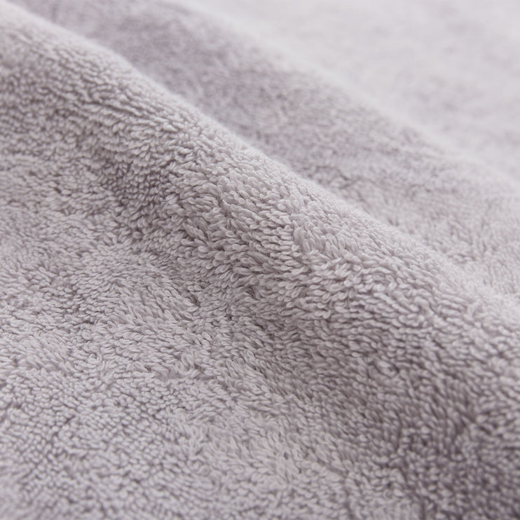 Faia Towel light grey, 100% organic cotton | URBANARA cotton towels