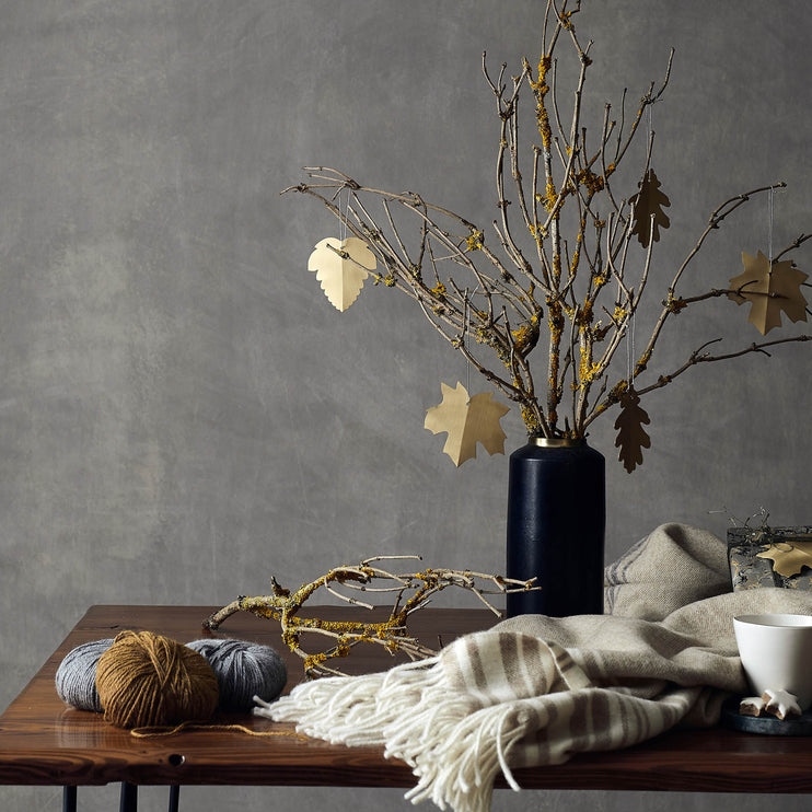 Dapoli Vase in black & brass | Home & Living inspiration | URBANARA