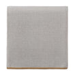 Foligno Cashmere Blanket light grey & cream & ochre, 100% cashmere wool