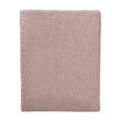Freira Bedspread rosewood & natural white, 60% cotton & 40% linen