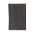 Gotland blanket, black & cream, 100% new wool |High quality homewares