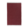 Gotland Dia Wool Blanket red & grey, 100% new wool | URBANARA wool blankets