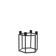 Indore candle holder black, 100% metal | URBANARA candles & scents