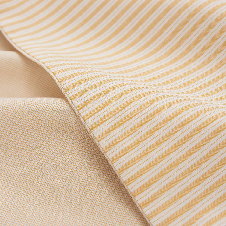 Izeda Duvet Cover mustard & white, 100% cotton | High quality homewares