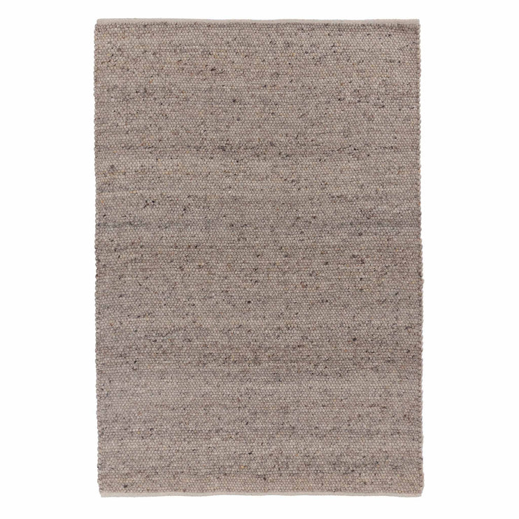 Jindas Wool Rug sandstone melange & cognac, 100% wool | URBANARA wool rugs