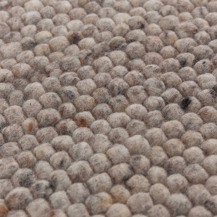 Jindas Wool Rug sandstone melange & cognac, 100% wool | High quality homewares