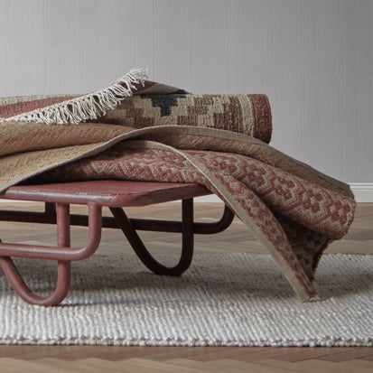 Alampar Rug in natural & terracotta | Home & Living inspiration | URBANARA