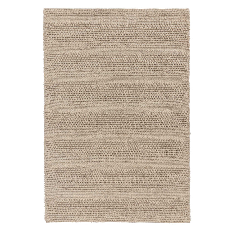 Kagu wool rug natural white, 100% wool | URBANARA wool rugs