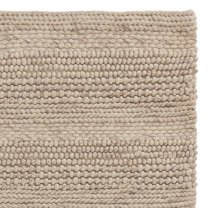 Kagu runner natural white, 100% wool