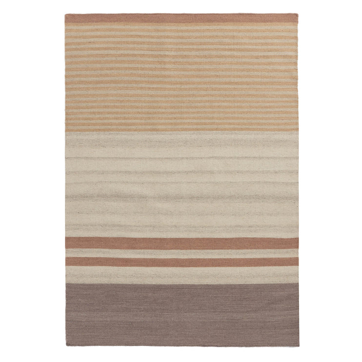 Rug Kalan Natural melange & Straw & Canyon Clay, 100% Wool | High quality homewares