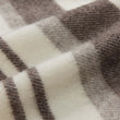 Kampai Wool Blanket cream & grey, 100% new wool | High quality homewares