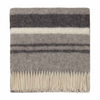 Kampai blanket, grey & cream, 100% new wool