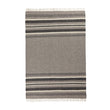 Kampai blanket, grey & cream, 100% new wool | URBANARA wool blankets