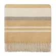Kampai Blanket mustard & olive green & off-white, 100% new wool