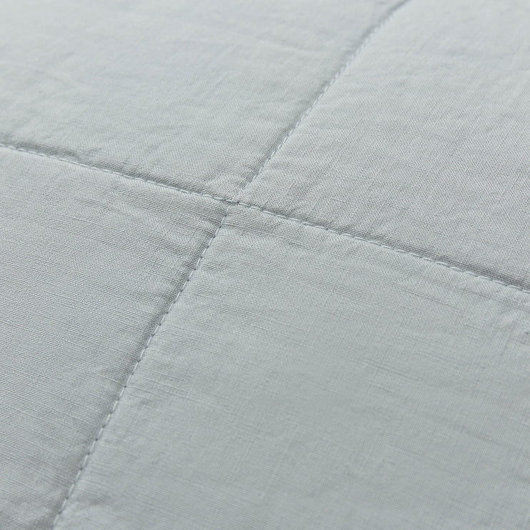 Cushion Cover Karlay Green grey, 100% Linen | Find the perfect Bedspreads & Quilts