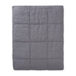 Karlay Quilt charcoal, 100% linen