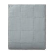 Bedspread Karlay Green grey, 100% Linen