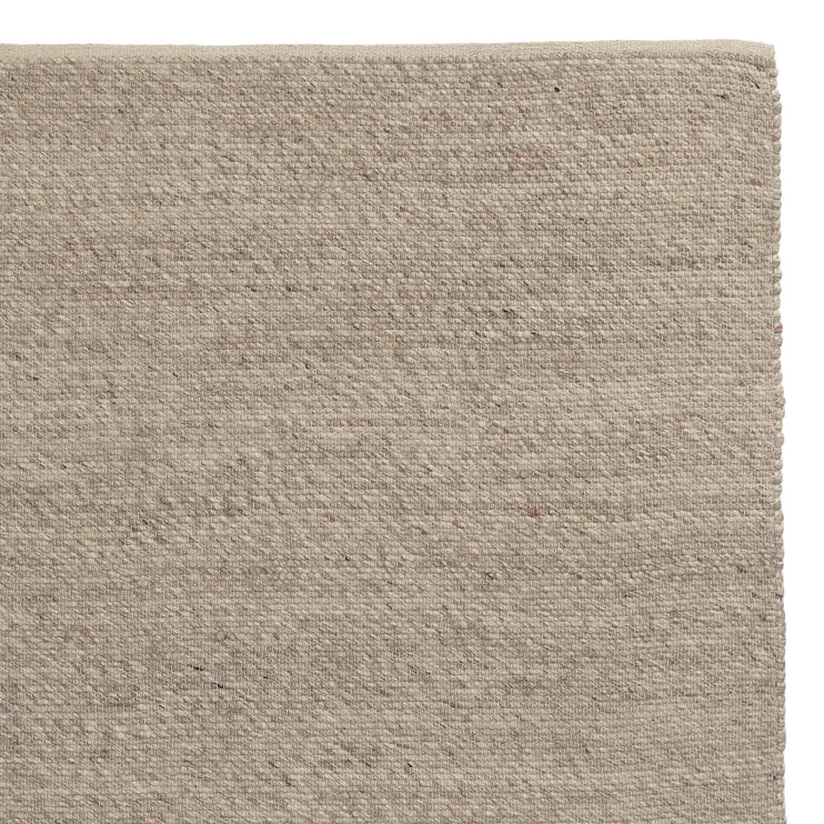 Kesar rug, cream & grey & sand, 60% wool & 15% jute & 25% cotton