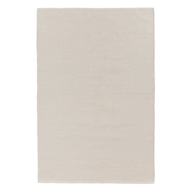 Khara cotton rug in natural white | Home & Living inspiration | URBANARA