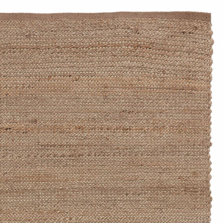 Kheradi jute rug natural & ivory, 100% jute