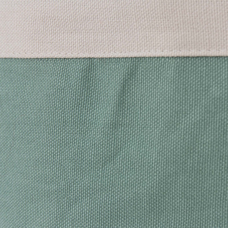 Aufbewahrung Khuwa Grüngrau & Eierschale, 100% Baumwolle | Hochwertige Wohnaccessoires