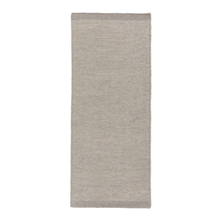 Kolong Wool Runner in stone grey melange & off-white | Home & Living inspiration | URBANARA