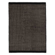 Kolong Rug black & off-white, 100% new wool | URBANARA wool rugs
