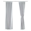 Largo curtain, light grey, 100% cotton |High quality homewares