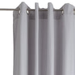 Vorhang Litang Hellgrau, 100% Baumwolle | URBANARA Vorhänge & Gardinen