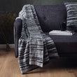 Loule Wool Blanket in dark grey & grey melange | Home & Living inspiration | URBANARA