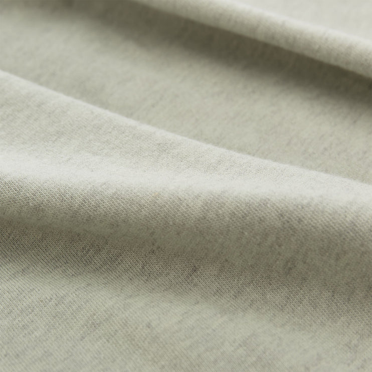 Louredi Mini Fitted Sheet green grey melange, 100% organic cotton | High quality homewares
