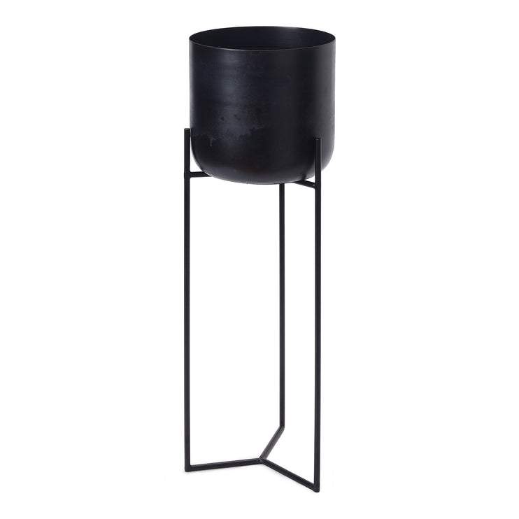 Pflanzenkorb Zaroli, Schwarz, 100% Metall | Hochwertige Wohnaccessoires