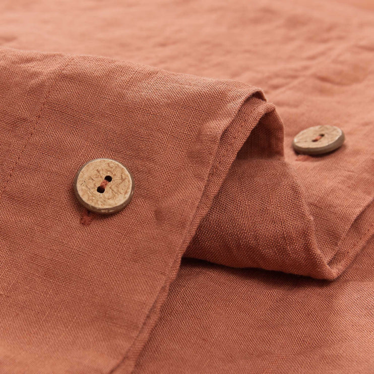 Mafalda Linen Bed Linen terracotta, 100% linen | High quality homewares