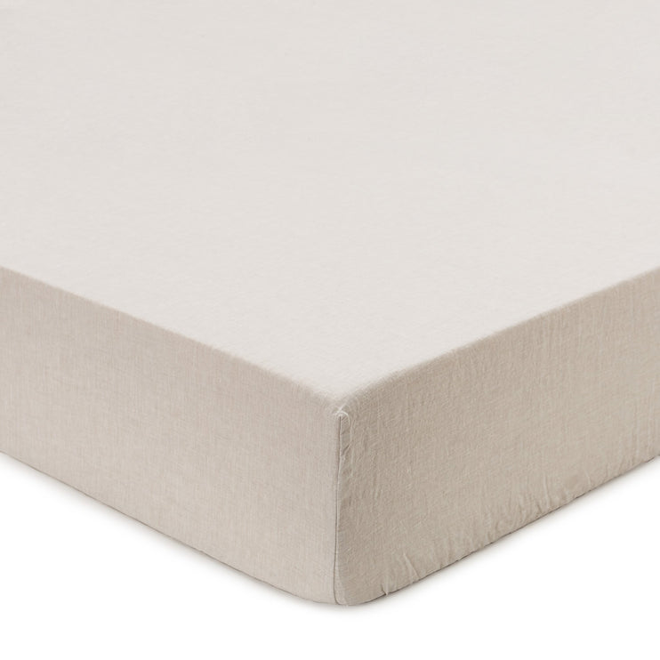 Mafalda Fitted Sheet natural, 100% linen