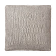 Cushion Cover Mandal Light grey melange & White, 100% Recycled PET