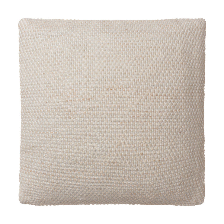 Cushion Cover Mandal Natural melange & White, 100% Recycled PET