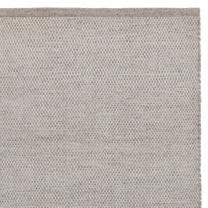 Runner Mandal Light grey melange & White, 100% Recycled PET