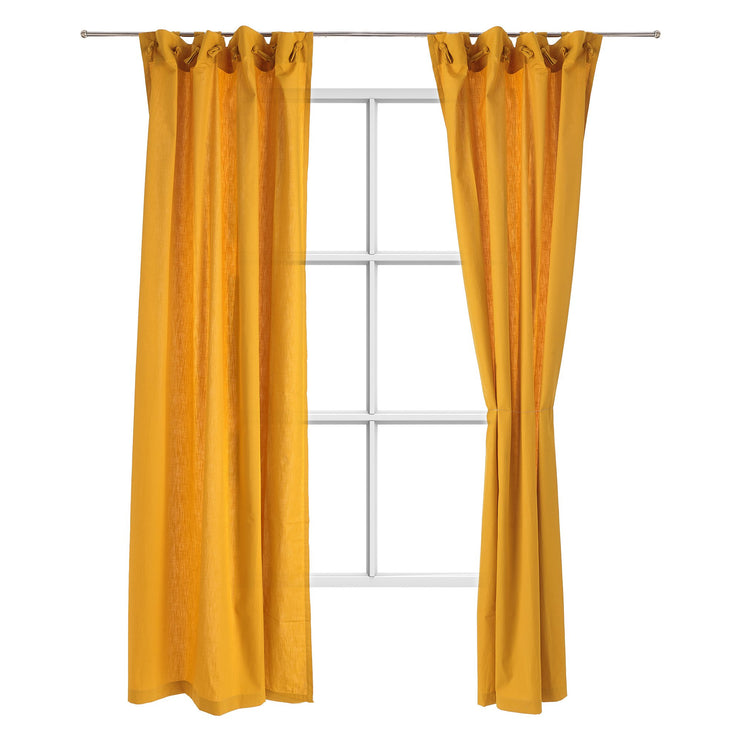 Maninho curtain, mustard, 100% cotton