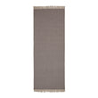 Manu runner, light grey, 100% new wool & 100% cotton | URBANARA runners