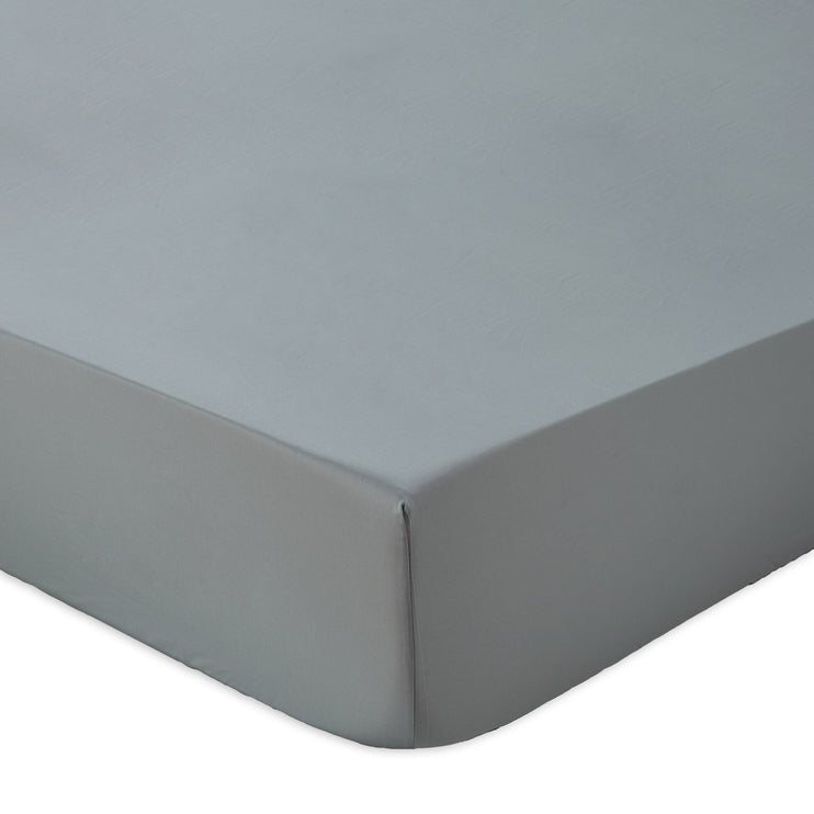 Marseille fitted sheet, light green grey, 100% cotton